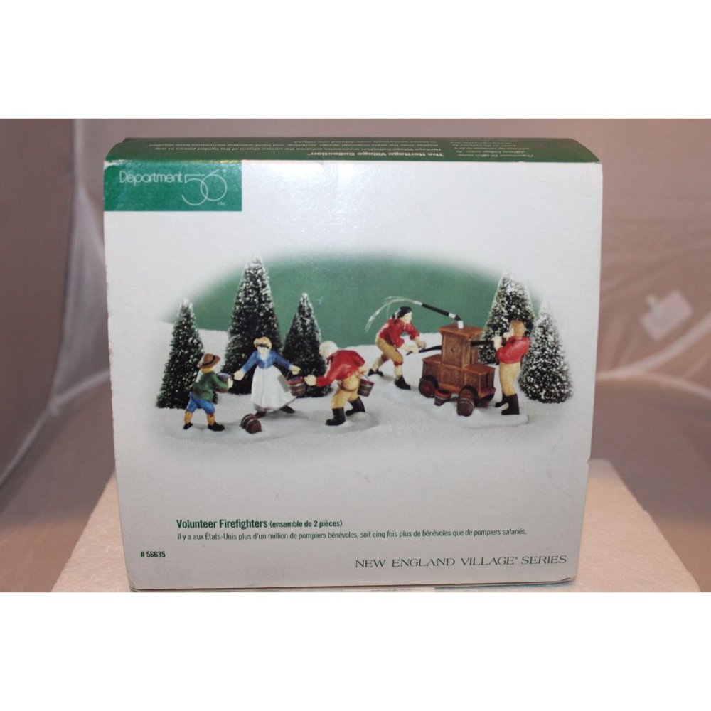 Dept 56 New England Village - Volunteer Firefighters